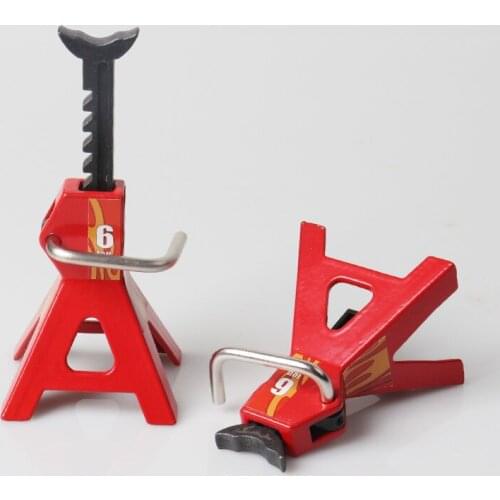 2Pcs RC Adjustable Metal Jack Tool Repair Rack For 1/10 RC Rock Crawler Axial SCX10 90046 Traxxas TRX4 Tamiya CC01 RC4WD D90