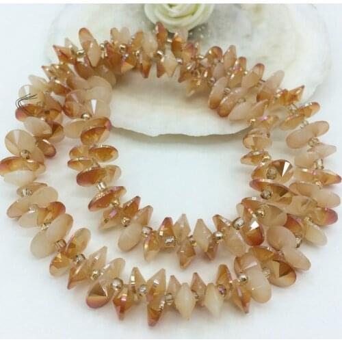 140pcs blue and orange diy crystal glass bicone accessories beads 4*8mm free shipping diy spacers findings jewelry making B2884