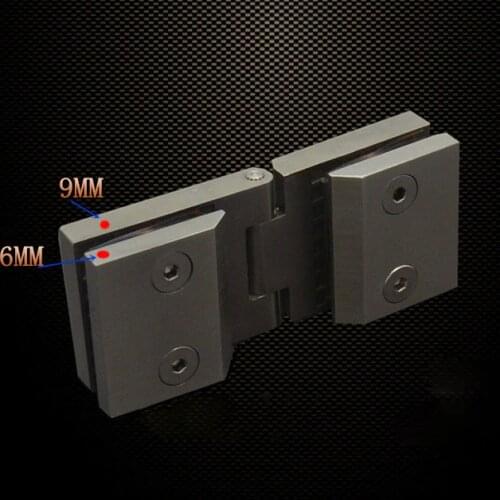 Xingguya 304 stainless steel glass holder wine cabinet hinge frameless glass hinge display cabinet glass door double hinge