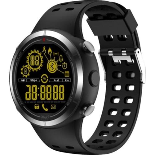 Round Screen Bluetooth Smart onwrist Watch IP67 Waterproof 50m Depth 5ATM For Android And IOS With Luminous Dial motion monitor