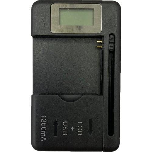 Universal Mobile Battery Charger LCD Indicator Screen For Cell Phones With USB-Port Charger For Most Lithium-Ion Batteries