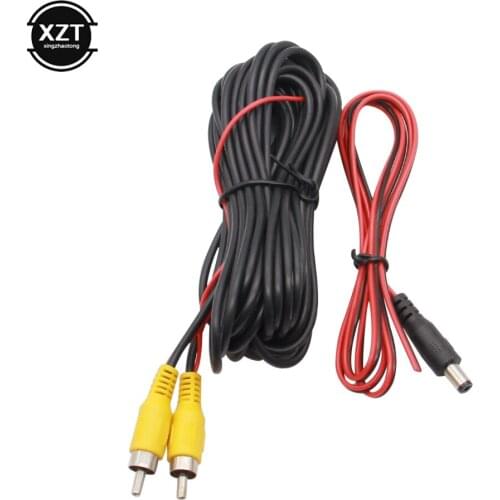 6m Video Cable For Car Rear View Camera Universal RCA 6 Meters Wire For Connecting Reverse Camera With Car Multimedia Monitor