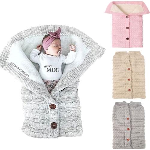 3Pcs/Set Newborn Baby 0-3 month Swaddle Sets Wrap Infant Sleeping Bag With Hat Muslin Blanket Kids Sleep Cotton Animal Sleepsack