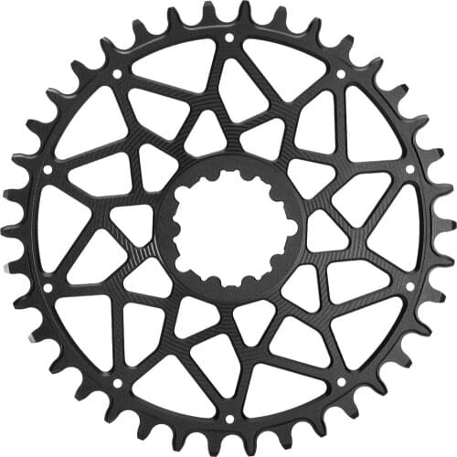 PASS QUEST chainring 3-nail straight-mounted crank, Offset 2MM Bicycle Chainwheel 38-48T