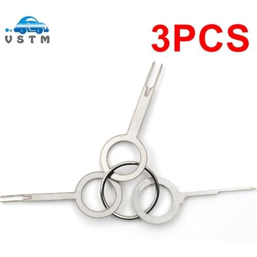 3pcs Terminal Removal Tool Practical Car Electrical Wiring Crimp Connector Pin Extractor Kit