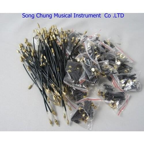 60pcs viola black fine tuners +60 pcs viola tail Guts