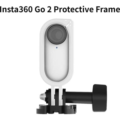 Insta360 Go 2 Protective Frame Camera Adapter Quick Release Adjustable Angle Bracket Accessories for Insta 360 GO2 Sports Camera