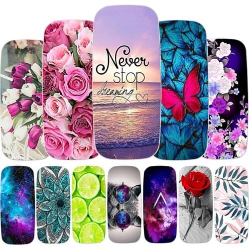 Phone Case For Nokia 105 2019 Case TPU Flower Cute Painted Silicone Covers For Nokia 105 2019 TA-1203 Cover Back Soft Bumper Bag