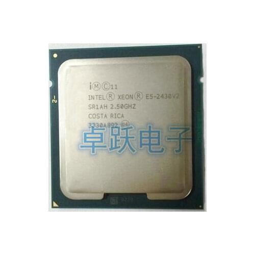 E5-2430V2 Original Intel Xeon E5 2430V2 2.5GHZ 6-Core 15MB SmartCache E5-2430 V2 LGA1356 80W free shipping E5 2430 V2