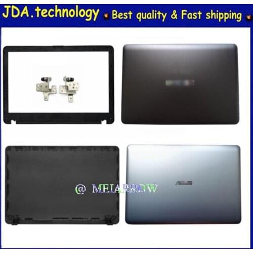 MEIARROW NEW For ASUS X541 R541 X540 R540 A540 VM592 VM520U Series LCD Back Cover+Hinges,SILVER