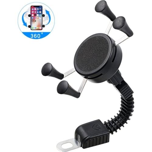 Motorcycle X-shaped Mobile Phone Holder Battery Electric Bicycle Riding Takeaway Shockproof Fixed Navigation Mobile Phone Holder