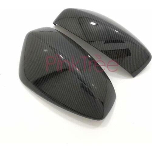 Carbon Fiber Color Rear View Side Door Mirror Cover Cap Trim For Mazda Cx-5 Cx5 2017 2018 Decoration Styling