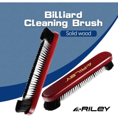 Original RILEY Solid Wooden Billiards Pool Table Brush Snooker Table Brush Carom Table Cleaner Brush Billiard Table Accessories
