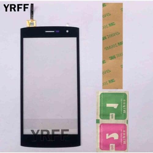 Phone Touch Screen For BQ5502 BQS-5502 BQS 5502 Touch Screen Front Glass Digitizer For BQ 5502 TouchScreen Sensor 3M Glue