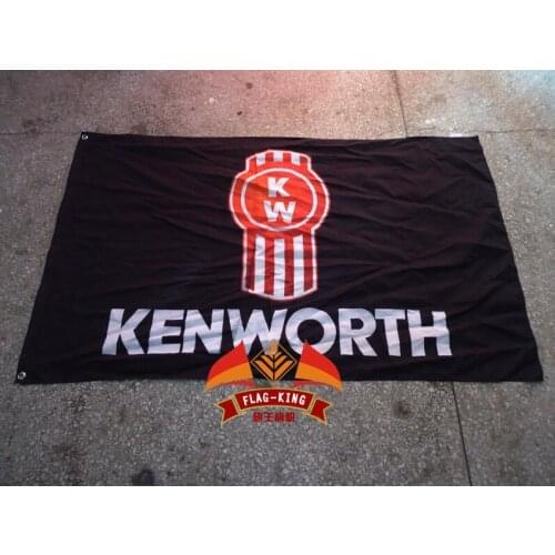 For Kenworth Trucks The Worlds Best brand flag,100% flag king polyster