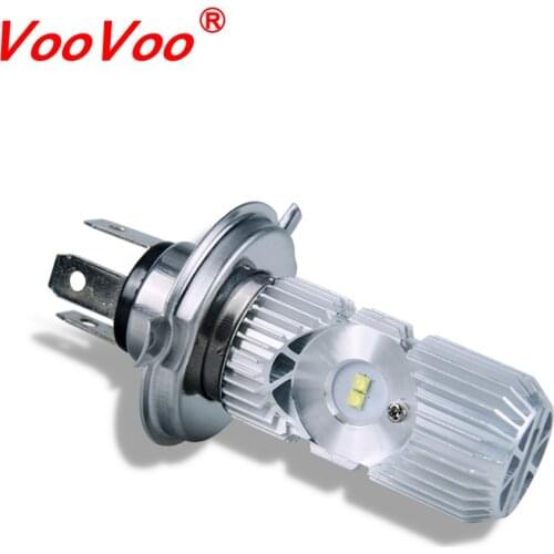 VooVoo All in One LED H4 HS1 Motorcycle Led Headlight 1400LM 6000K 10W Moto Motor Headlamp Bulb for Honda cb 400
