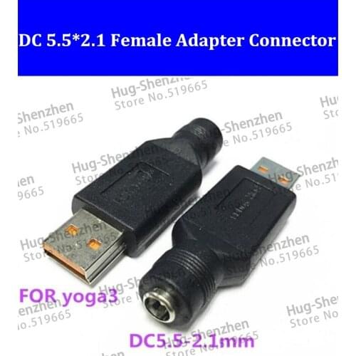 High quality DC 5.5*2.1mm female DC Jack power adapter connector for new Lenovo Laptop Yoga3 ---5pcs/lot