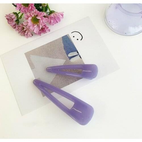 Aphrodite Bangs Hairpins Purple sweet Hair Clip Women Girls Styling Tools Hairdressing Barrettes Headbands Hair Accessories