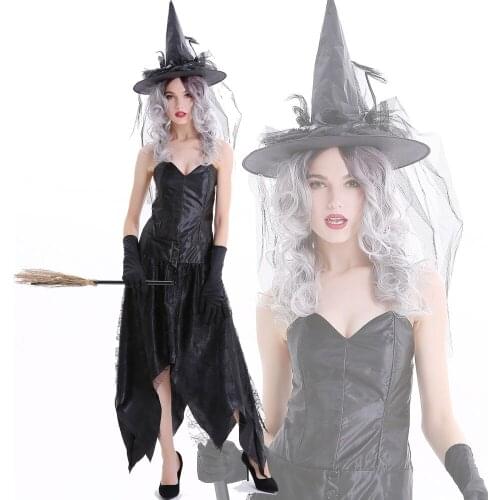 Fantasia Women`s Witch Cosplay Halloween Witch Vampire Sorceress Costume Festival Parade Carnival Masquerade Fancy Dress Large