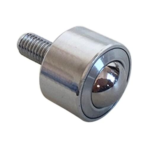 4pcs KSM15-FL Universal Ball Bearings / M8 screw jack, 360 degrees, bulls eye wheel,straight universal ball / casters