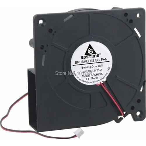 5PCS/LOT Gdstime 120mm Blower DC 48V 2Pin 12cm 12032 Ball Bearing Brushless Centrifugal Cooling Fan 120x120x32mm