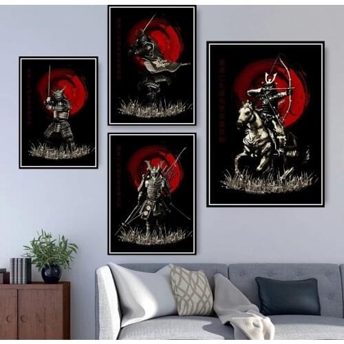 5D DIY Diamond Painting Japan Samurai Bushido Pictures Of Rhinestones Full Drill Cross Stitch Kits Mosaic Embroidery Home Decor