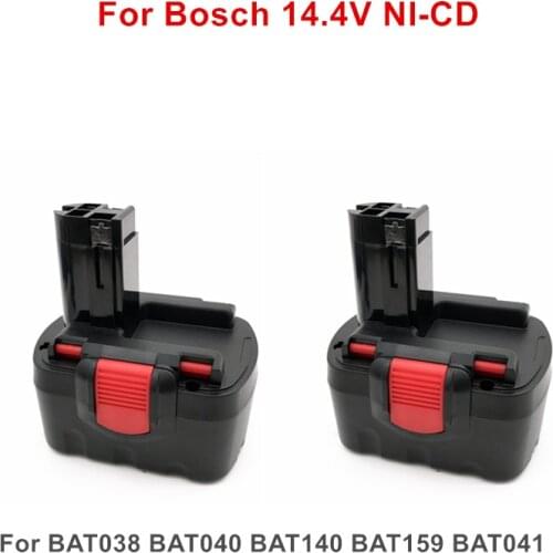 BAT038 14.4V 5000mAh Rechargeable Battery for bosch 14.4V 2000mAh 3000mAh Battery BAT038 BAT040 BAT140 BAT159 BAT041 3660K NI-CD