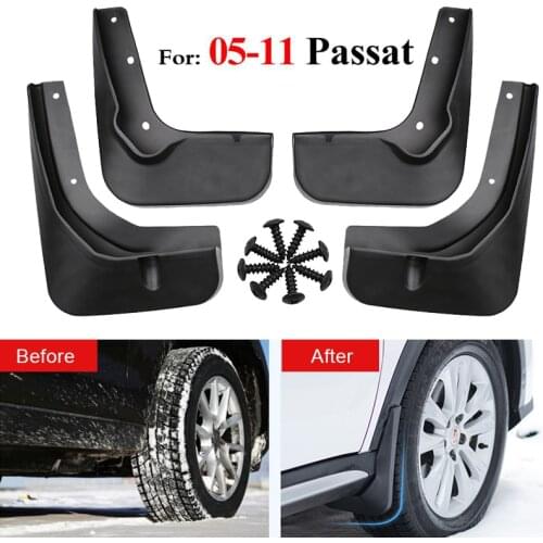 Car Fenders Mud Flaps Protector Cover Auto Mud Guard Universal For Volkswagen VW Passat B6 2005-2011 28x24x9cm Car Accessories