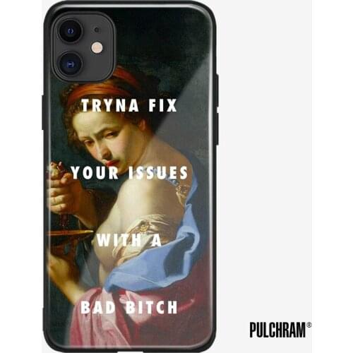 Classical art quote vintage painting soft silicone glass phone case for iPhone 6 6s 7 8 Plus X XR XS 11 Pro Max cover shell