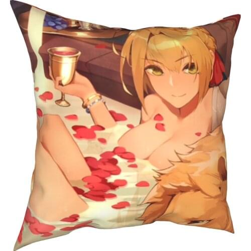 Nero decorative cushion cover animation original 45 cm linen pillow residential culture home decoration pillow case