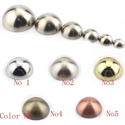 Dia 18 23 26 36 46 mm advertising board holder ball head steel cap cover decorative acrylic billboard mirror glass fixing