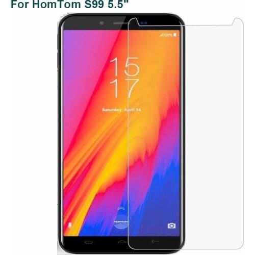 For HomTom S99 Smartphone Glass Steel Film Front Protective Replacemant Part For HomTom S99 Glass Screen Protector Phone Film