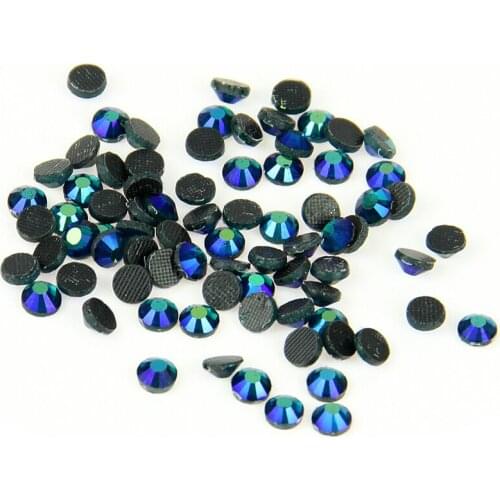 Hot Sale DMC Hotfix Rhinestones ss20 (4.6-4.8mm) Emerald AB 100Gross DIY Iron-on Garment Crystals Free Shipping