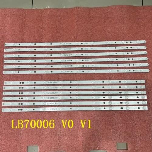 New Kit 12 PCS LED Backlight strip for Vizio lftrvrct S700DUA-3 E70-E3 LB70006 V0 V1_01 16 5E70 UHD E465853 E349376