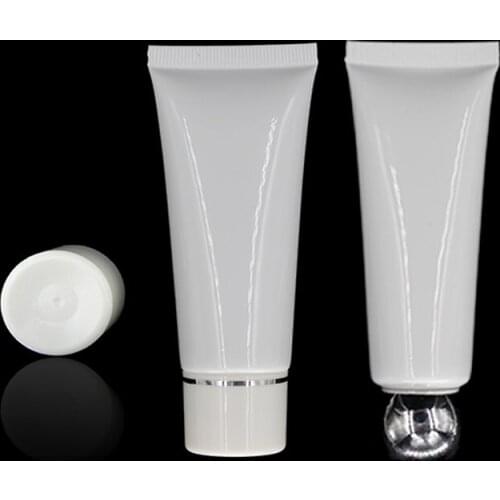 Cosmetic Soft Tube 30G 30ML Empty White Skin Care Refillable Makeup Packaging Hand Cream Emulsion Plastic Squeeze Tube