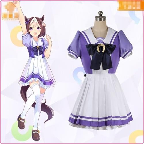 Pretty Derby beautiful horse racing, protagonist, special week, uniform, school uniform, universal cos animation customized LL