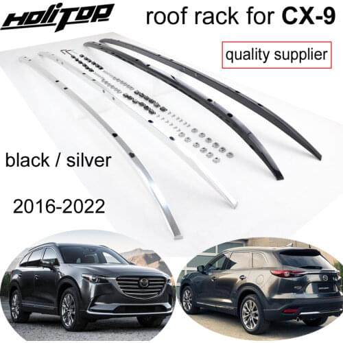 OE style roof bar roof rail roof rack for Mazda CX-9 2016 2017 2018 2019 2020,thicken aluminum alloy,ISO9001 quality factory