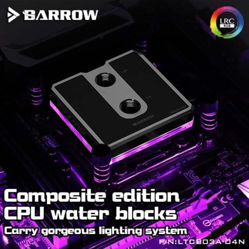 Barrow PC water cooling Radiator cpu cooler processor Water Block for all AMD platform micro waterway LTCB03A-04N LTCP03A-04N