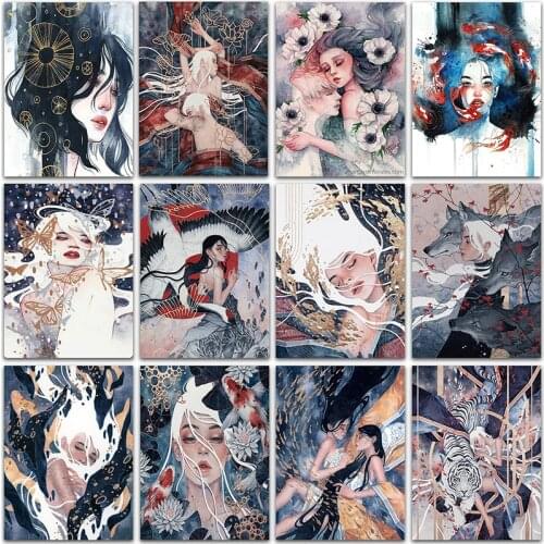 5D DIY Diamond Painting Kit Paint Diamand Cartoon Girl princess art Full Square&Round embroidery mosaic Cross stitch home decor