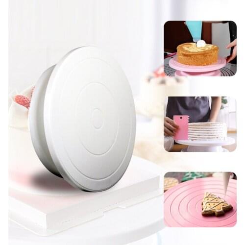 Pastry And Bakery Accessories Pastry Bag Cake Turntable Stand Table Kitchen Baking Tools Silicone Mold Cream Scraper Set