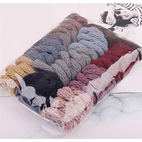 10pcs/Set New Women Basic Crude Elastic Hair Bands Ponytail Holder Scrunchie Headband Rubber Bands Fashion Hair Accessories