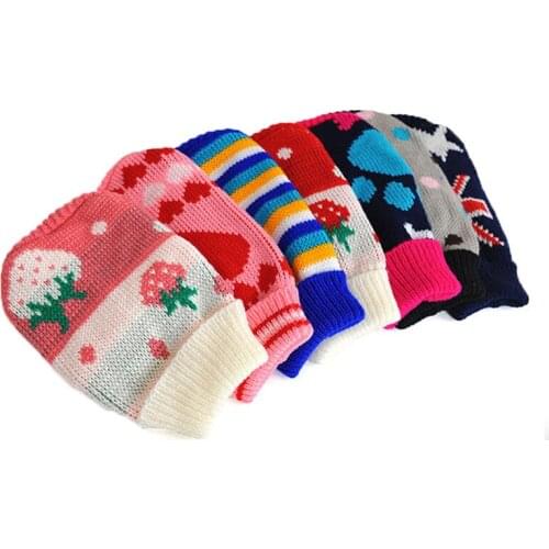 Woolen Casual Dog Sweater Autumn and Winter Knitted Bristles Pet Shirts Coat Apparel Clothes For Small Dogs DOGGYZSTYLE