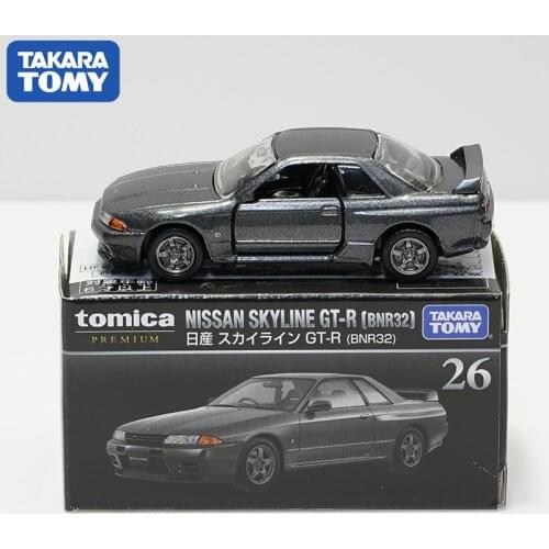 Takara Tomy Tomica Premium JDM Nissan GTR Skyline Bn R32 R35 Alloy Diorama Car Model Collection Miniature Carros TP26 Toys