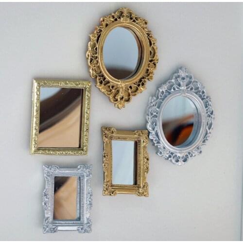 1:12 Dollhouse Mirror Miniature Accessories Doll house Accessories Toys Baby Gift