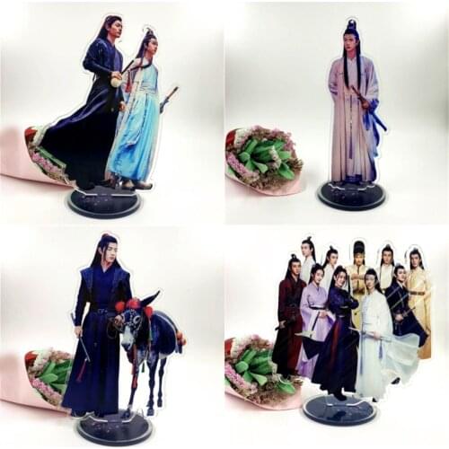 1pcs Grandmaster of Demonic Cultivation Lan Wangji Printed Acrylic Stand Figure Cosplay Prop Home Desk Decor for Women Men Gift