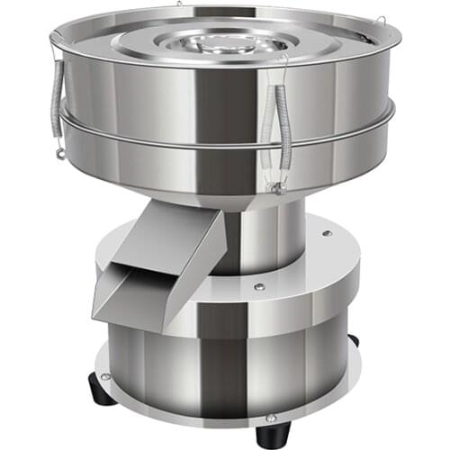 220V Electric Vibrating Sieving Machine Powder Screening Machine 304 Stainless Steel Lab Sieve Shaker Vibrating Screen 1350N/MIN