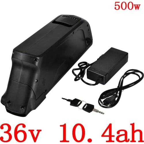 36V 250W 350W 500W scooter battery pack 36v 10ah Lithium battery 36v 8ah 10.4ah 13ah electric bicycle battery with 2A charger