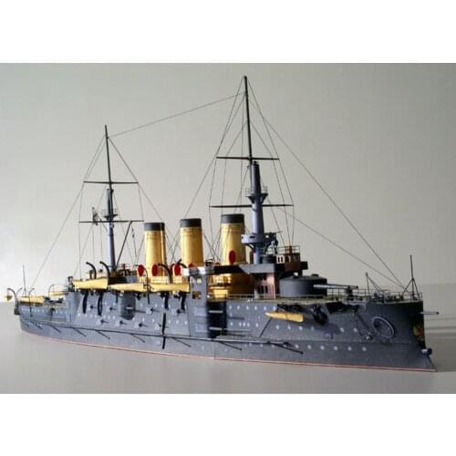 3D Oslabya Battleship Paper Model DIY 1:250 Russian Navy Handmade DIY Military Fan Handmade Collectible Home Desk Decoration