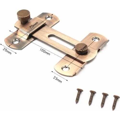 5pcs/lot Window Cabinet Fitting Room Accessorries Home Hardware Stainless Steel Pet Door Hasp Latch Lock Sliding Door Lock