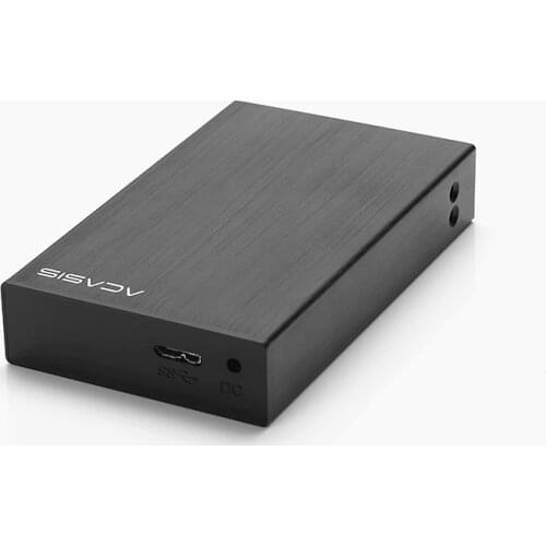 Acasis DT-S2 Aluminum 2-Bay USB3.0 2.5-Inch Dual Hard Drive Disk Raid Enclosure Support 2TB HDD RAID0 / RAID1 /JBOD /SPA